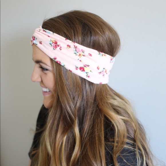 🆕4 pack floral yoga headbands / stretch cotton - Picture 5 of 8